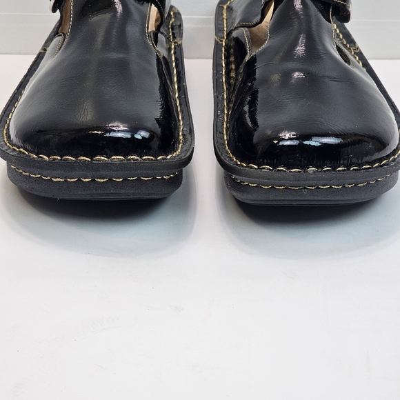 Alegria By PG Lite Patent Black Leather Classic Clog, EUC, Size 38 - Picture 2 of 8